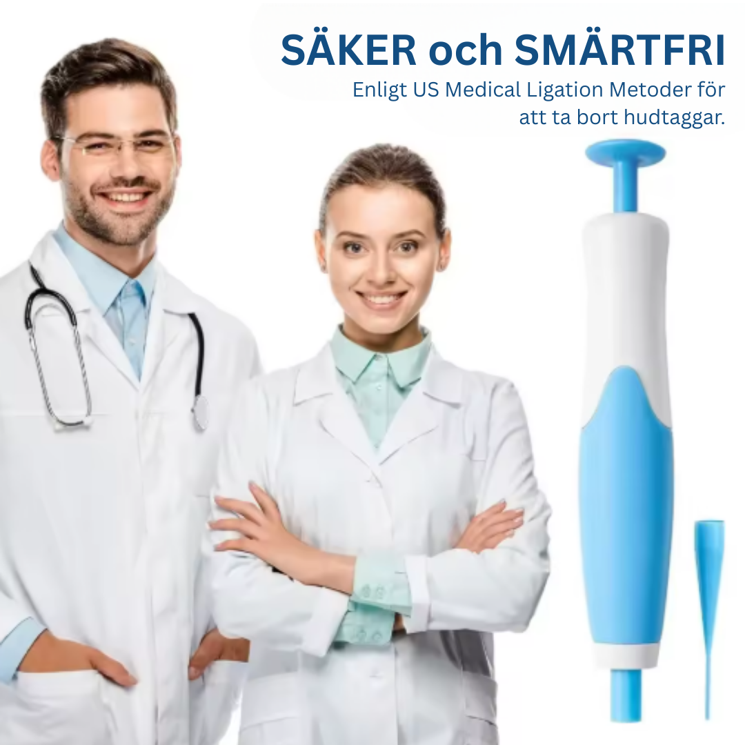 SkinClearer - Smärtfri bortagning av hudflikar